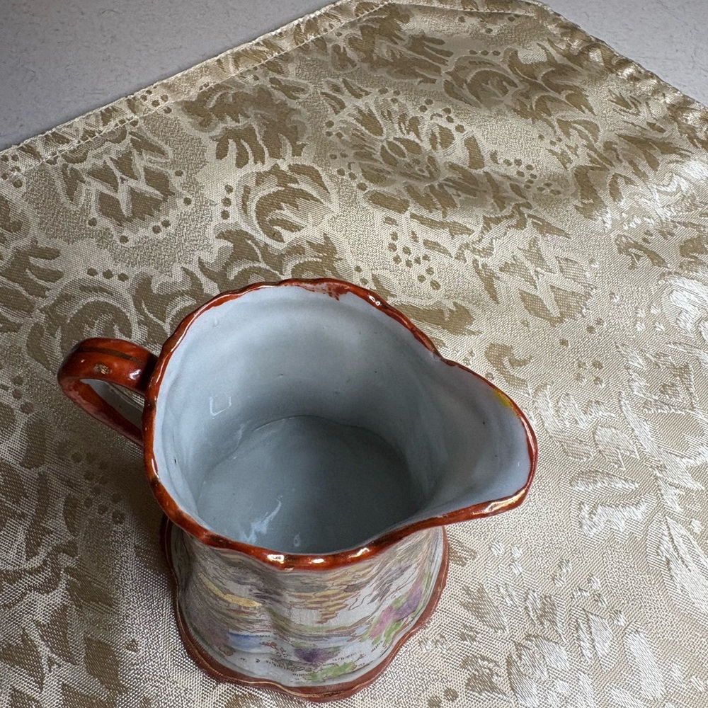 Antique Japanese Porcelain Creamer Pitcher - Picture 6 of 7